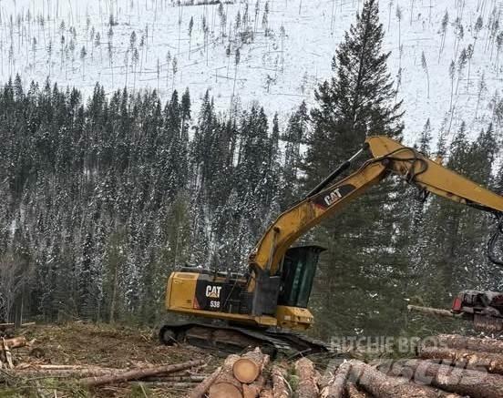 CAT 538 Žeriavy a nakladače