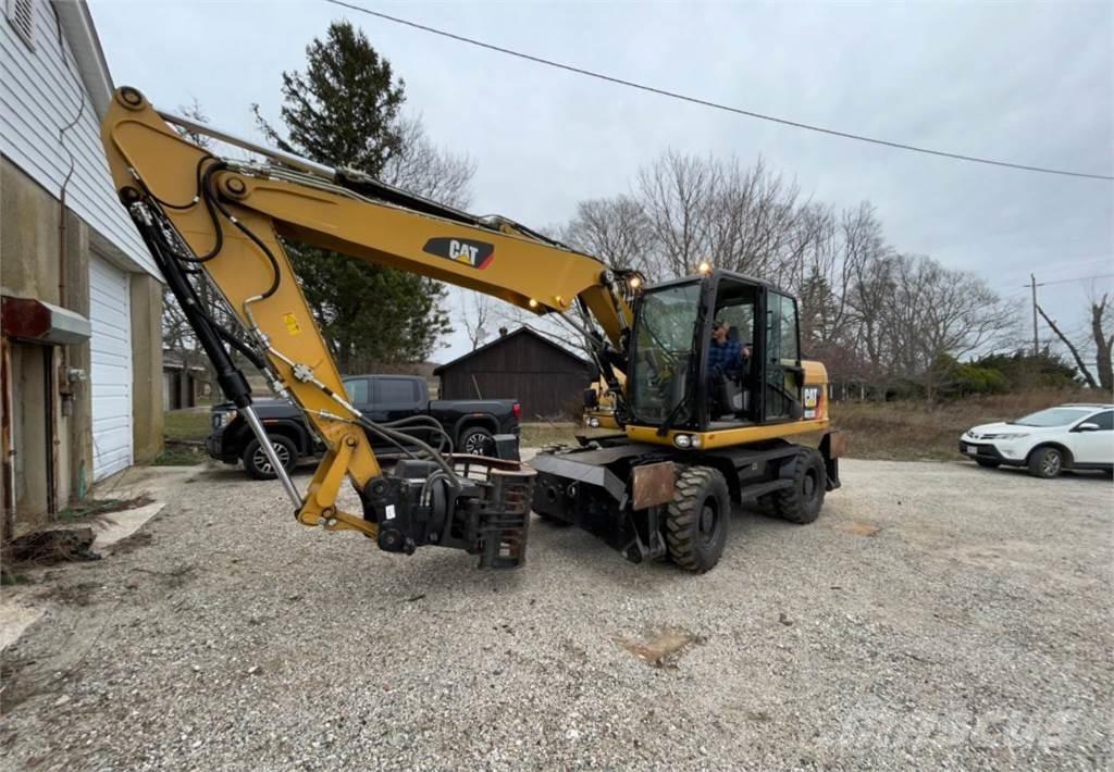 CAT M313D Kolesové rýpadlá