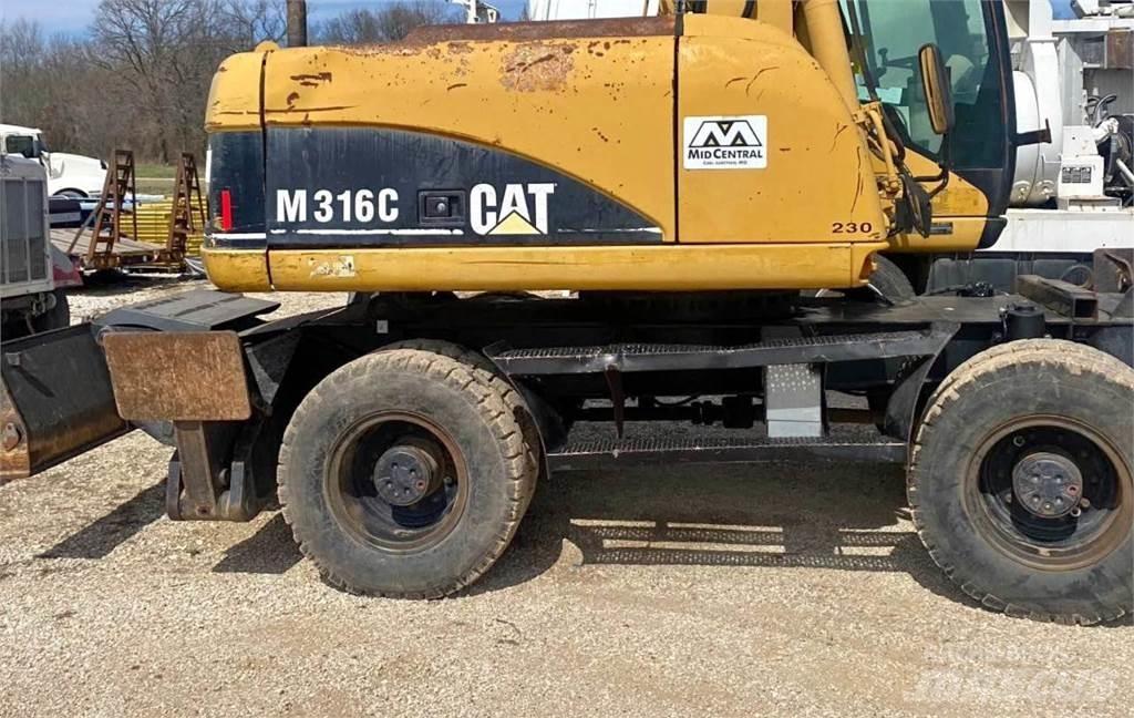 CAT M316C Kolesové rýpadlá