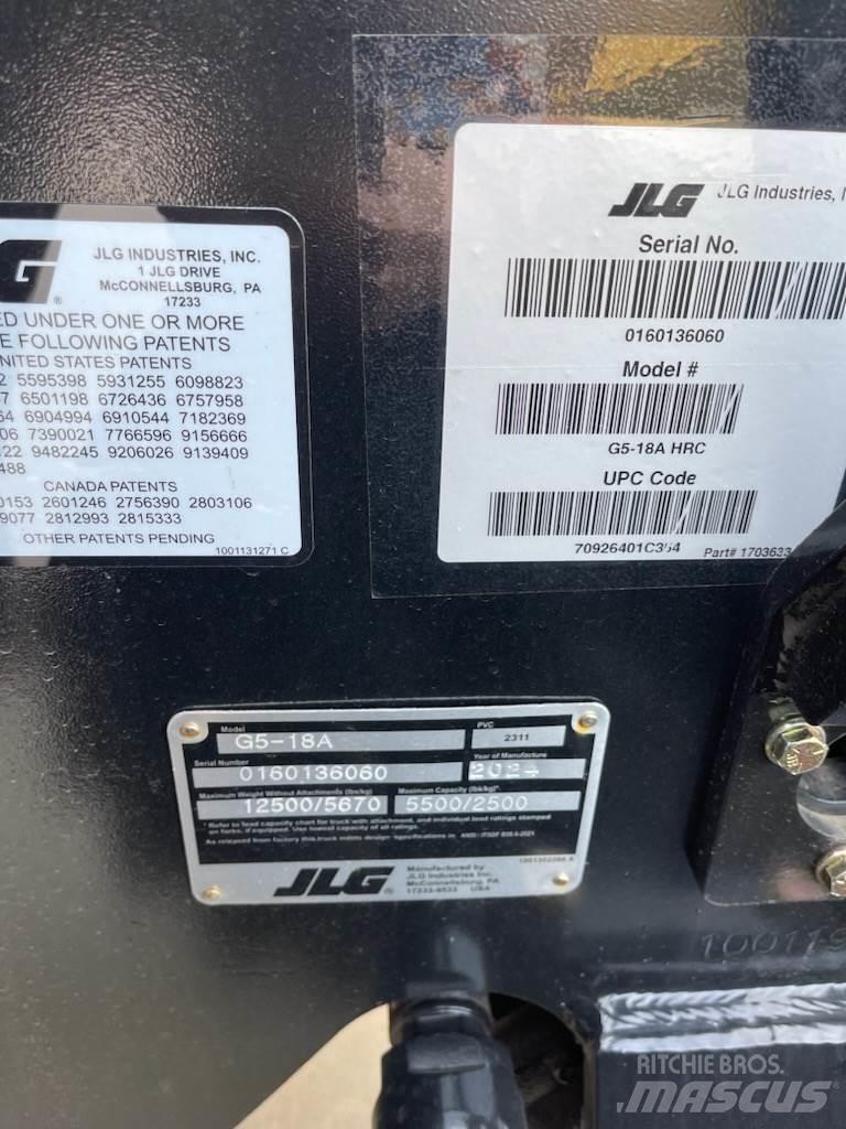JLG G5-18A Teleskopické manipulátory