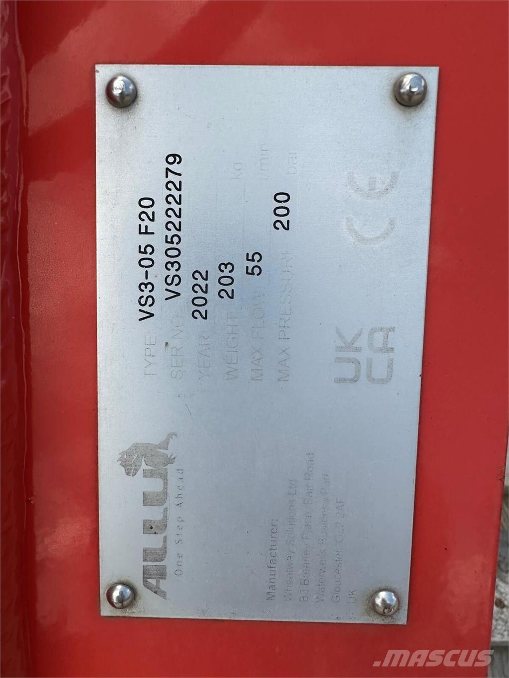 Allu VS 3-05 Stavebníctvo - ostatné