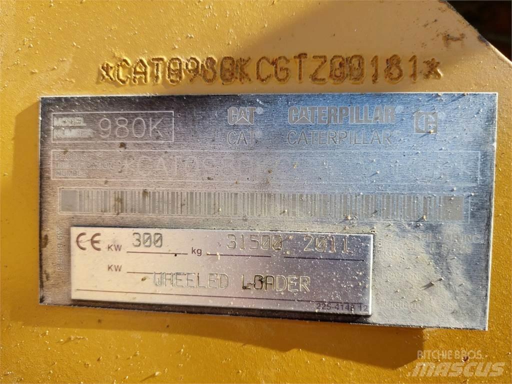 CAT 980K Kolesové nakladače