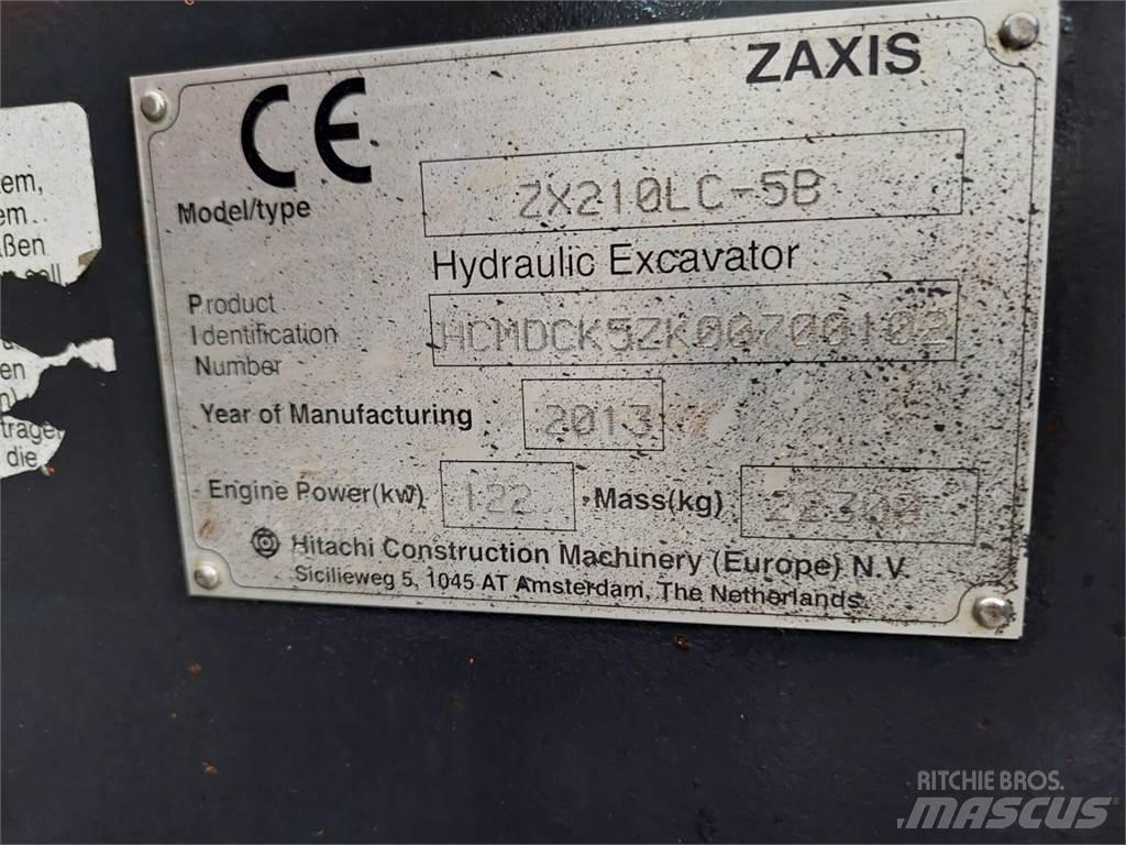 Hitachi ZX 210LC Pásové rýpadlá