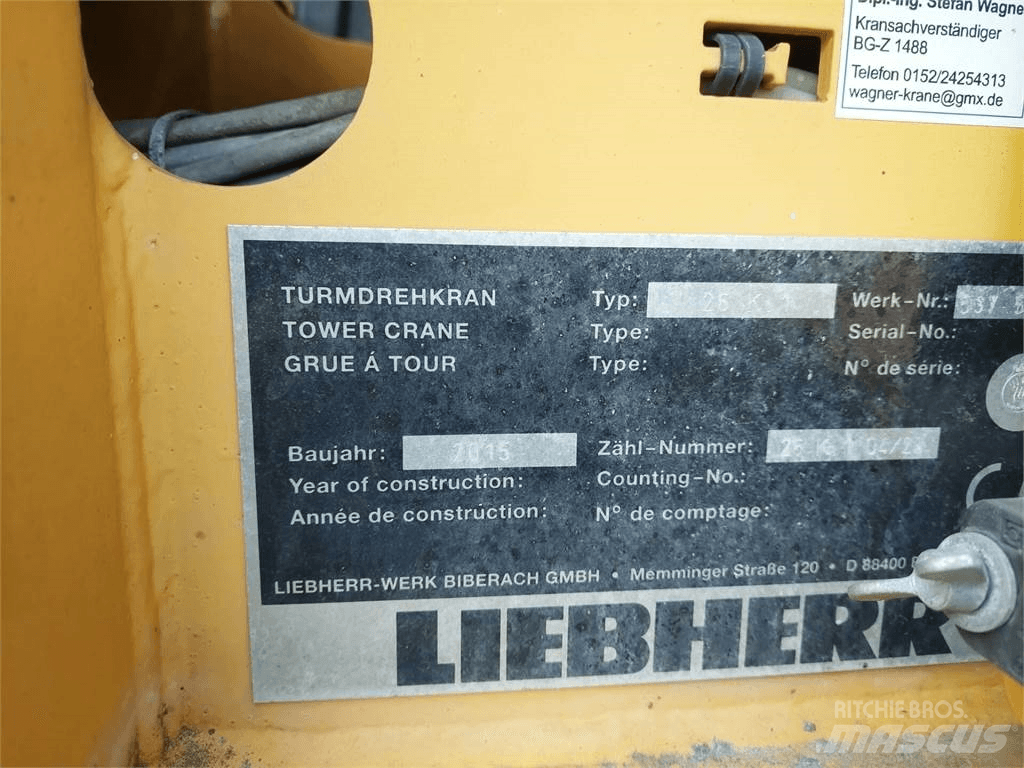 Liebherr 26K.1 Stavebníctvo - ostatné