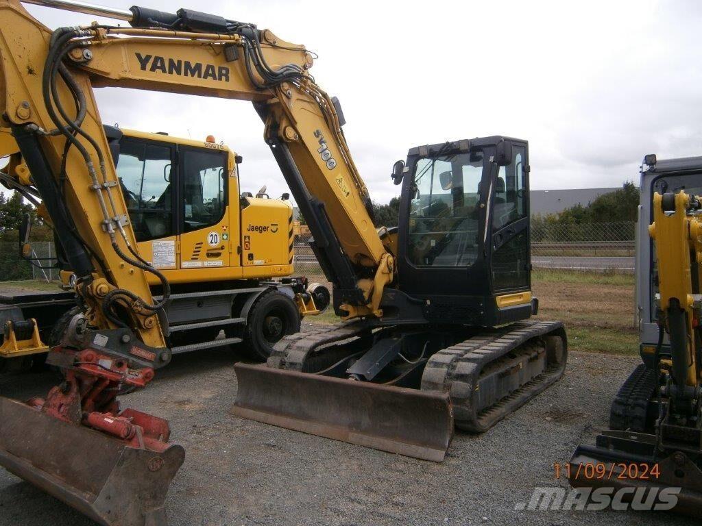 Yanmar SV 100-2PB Pásové rýpadlá