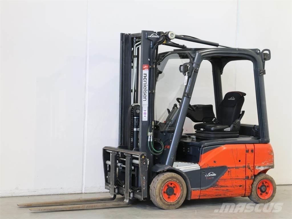 Linde E16P/386-02 Akumulátorové vozíky