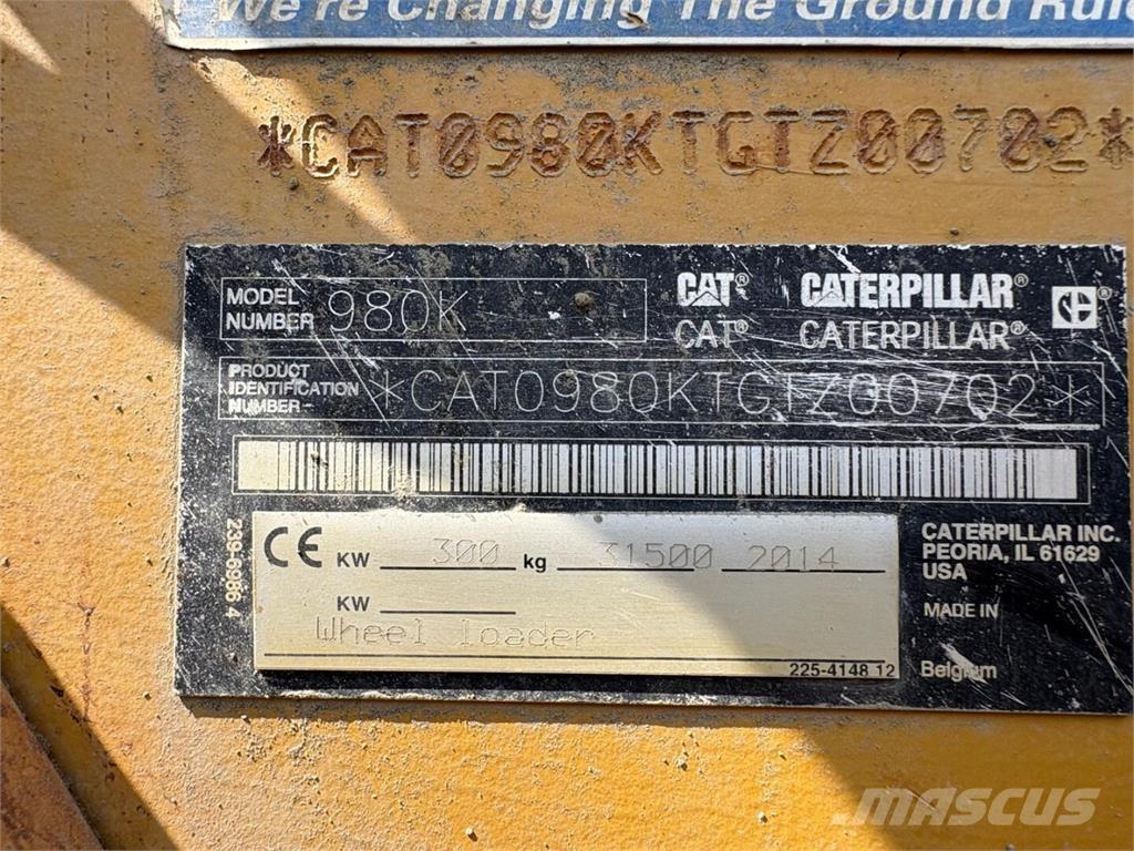 CAT 980 K Kolesové nakladače