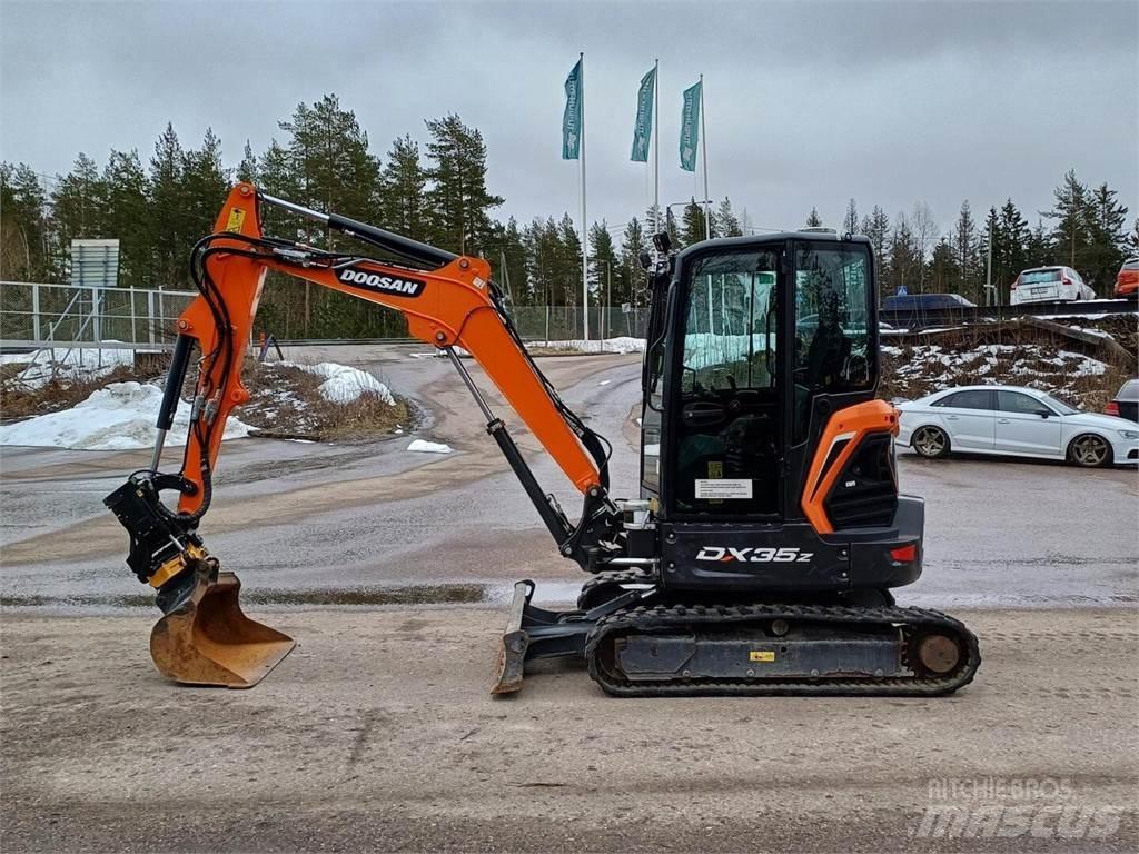 Doosan DX 35 Z Mini rýpadlá < 7t