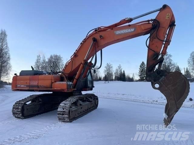 Doosan DX480LC Pásové rýpadlá