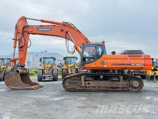 Doosan DX480LC Pásové rýpadlá