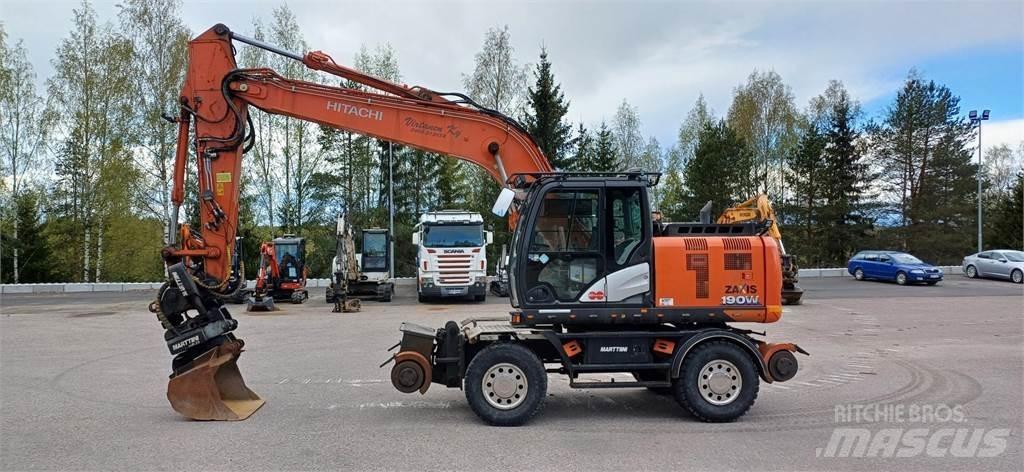 Hitachi ZX190W-6 Kolesové rýpadlá