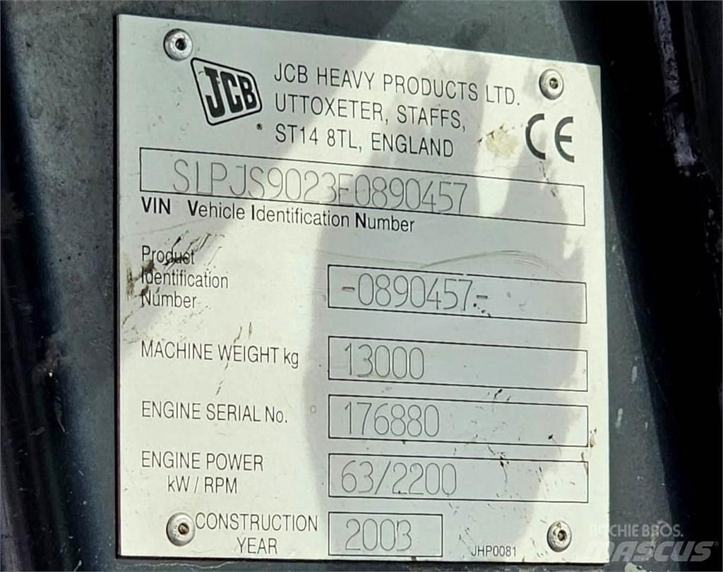 JCB JS130 Pásové rýpadlá
