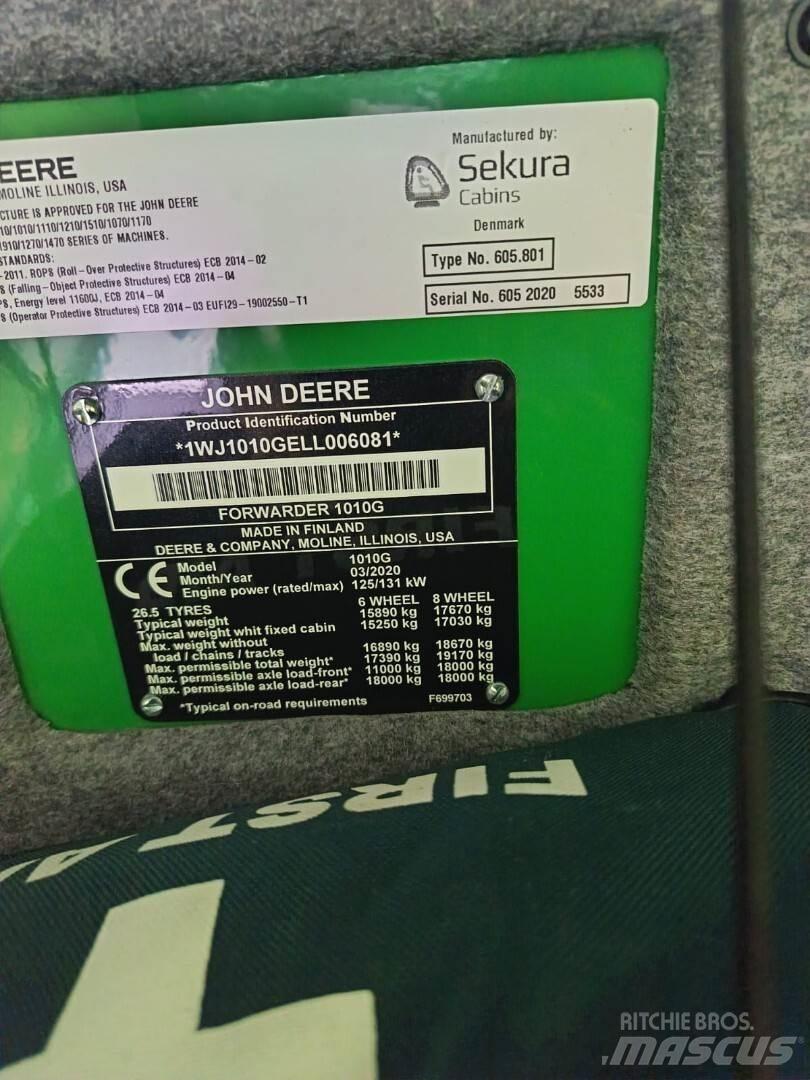 John Deere 1010G Lesné traktory