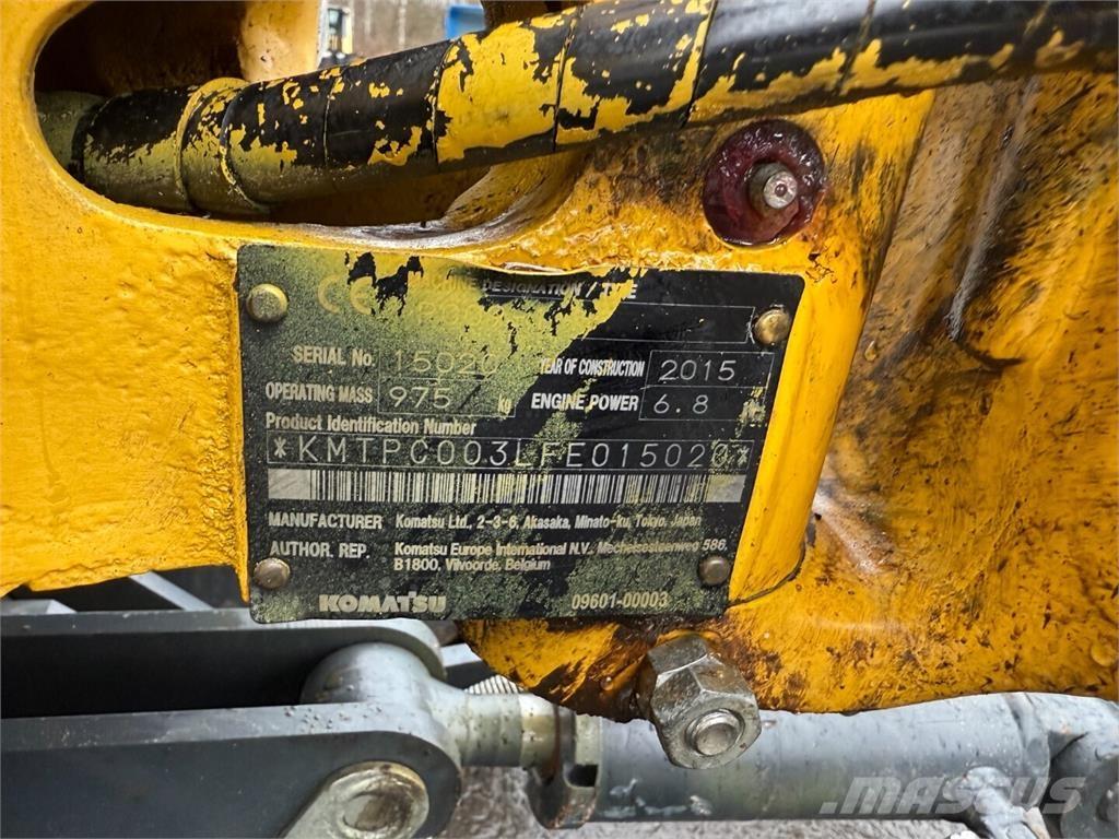 Komatsu PC09 Mini rýpadlá < 7t