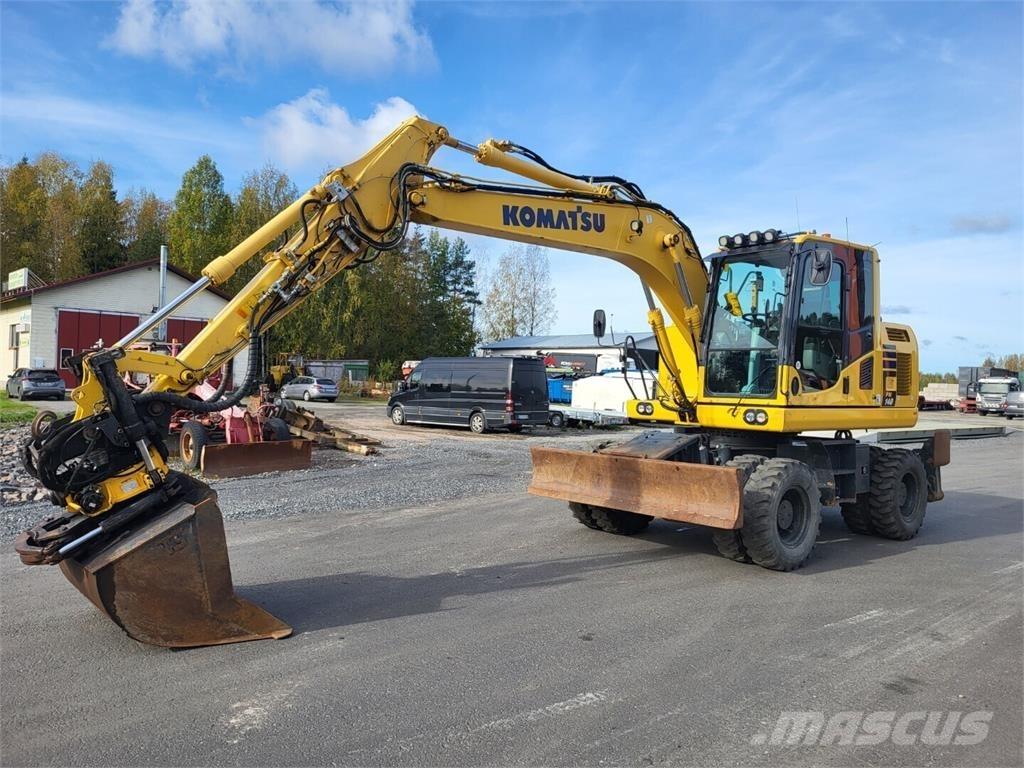 Komatsu PW 148-10 Kolesové rýpadlá
