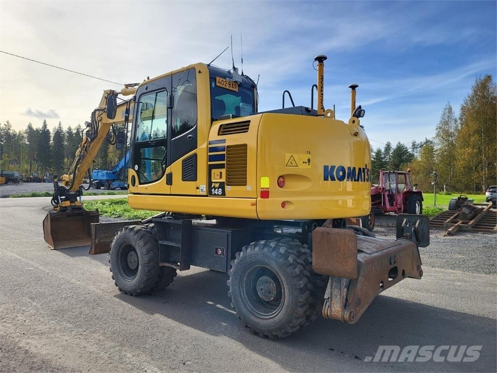 Komatsu PW 148-10 Kolesové rýpadlá