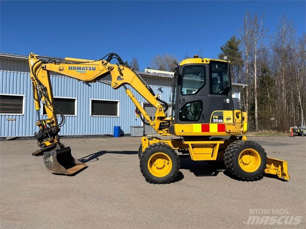 Komatsu PW 98MR-6 Kolesové rýpadlá