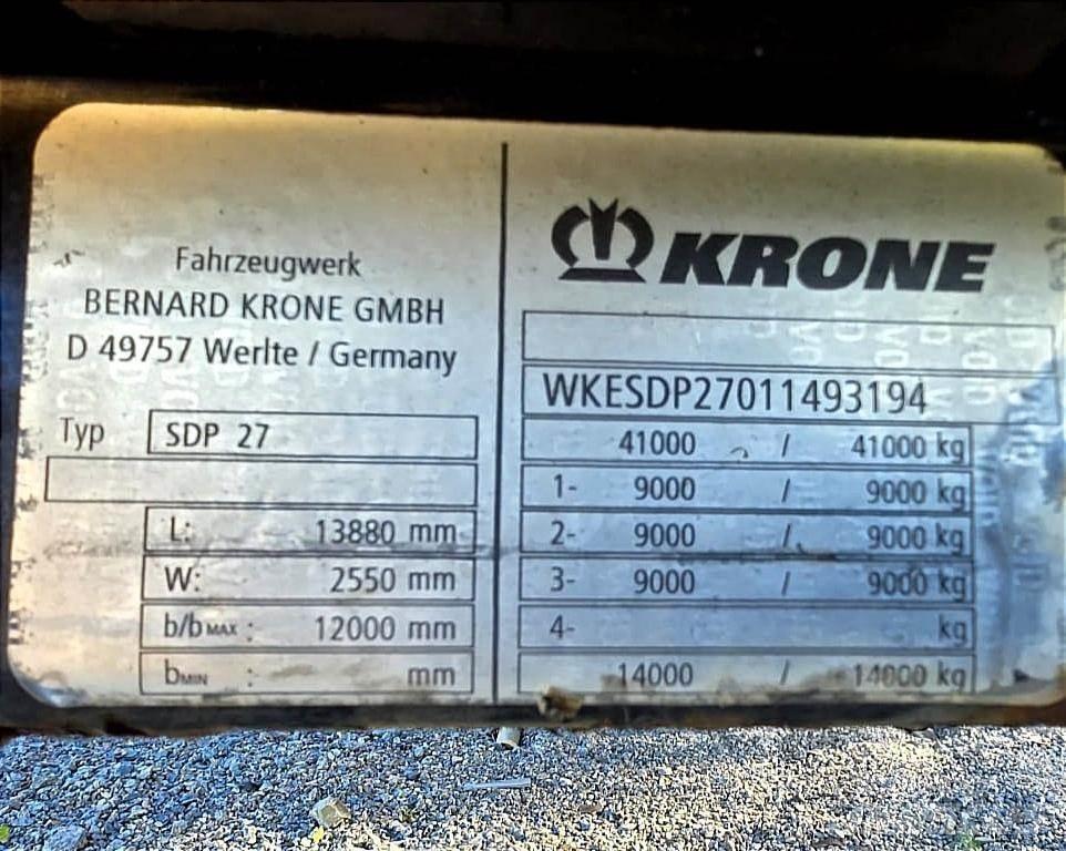 Krone SDP 27 Plachtové návesy