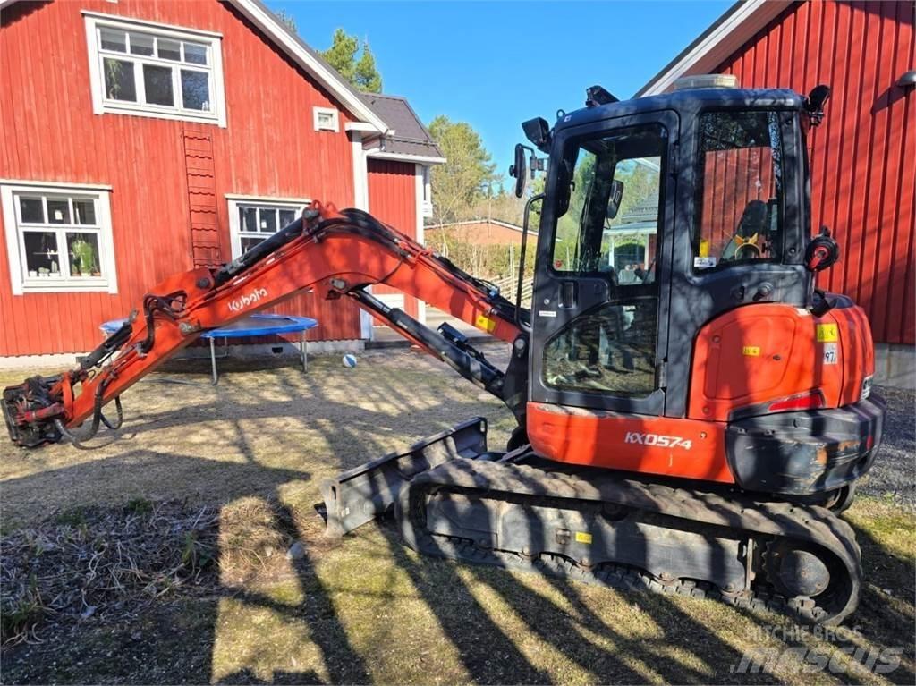 Kubota KX 057-4 Pásové rýpadlá
