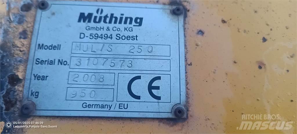 Muthing 250 Žacie stroje