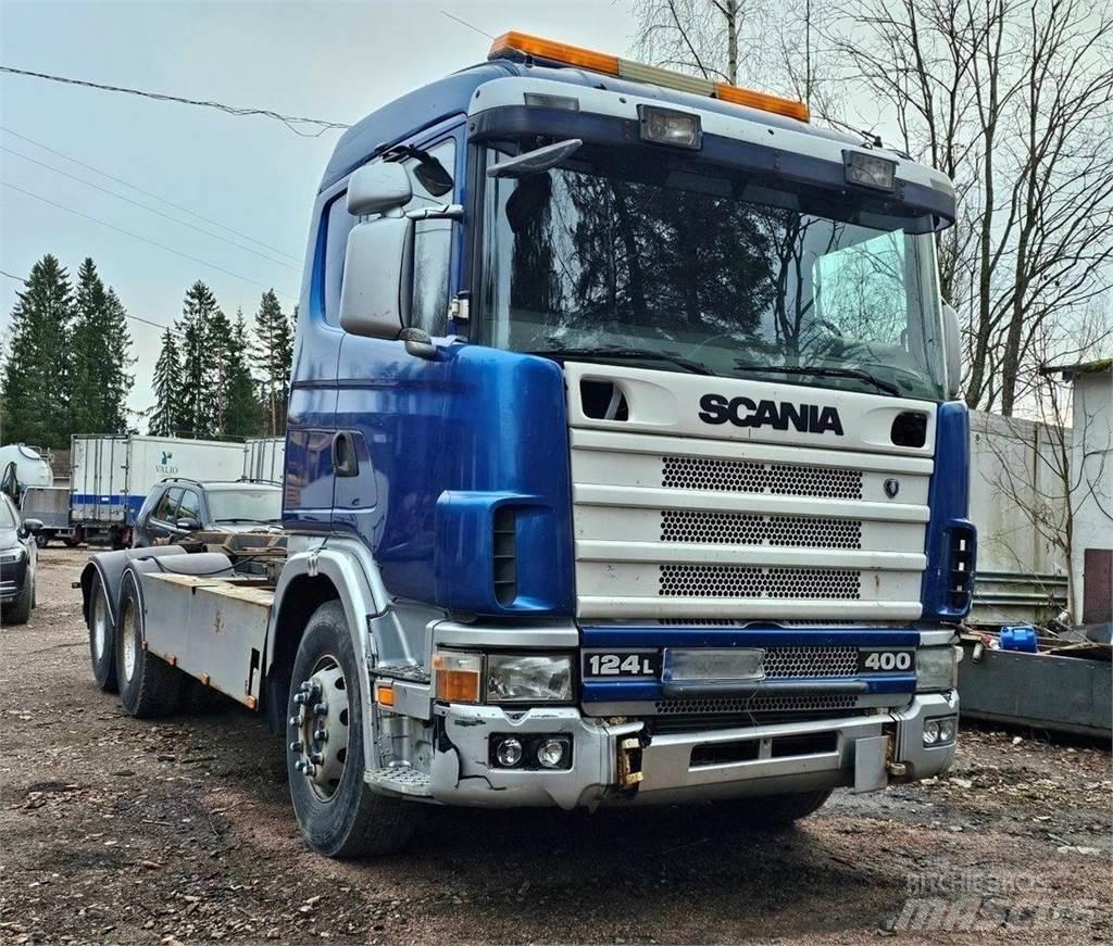 Scania 124 L 6x2 Hákový nosič kontajnerov