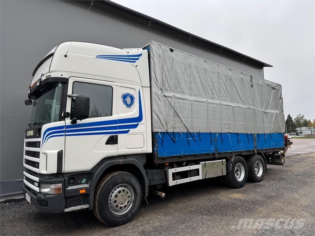 Scania 144G 6x2 Autožeriavy, hydraulické ruky