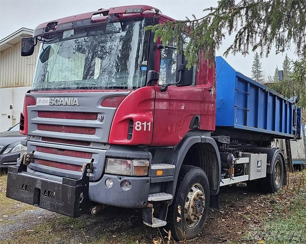 Scania P340 4x4 Hákový nosič kontajnerov