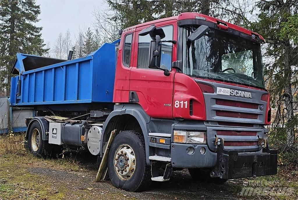 Scania P340 4x4 Hákový nosič kontajnerov