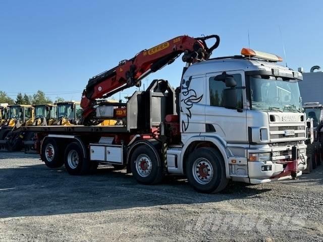 Scania R124G Autožeriavy, hydraulické ruky