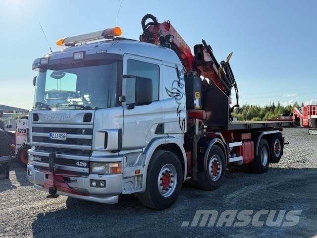 Scania R124G Autožeriavy, hydraulické ruky