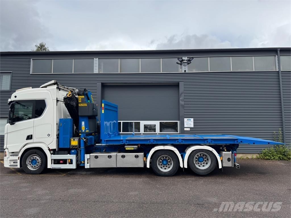 Scania R580 6X2 Autožeriavy, hydraulické ruky