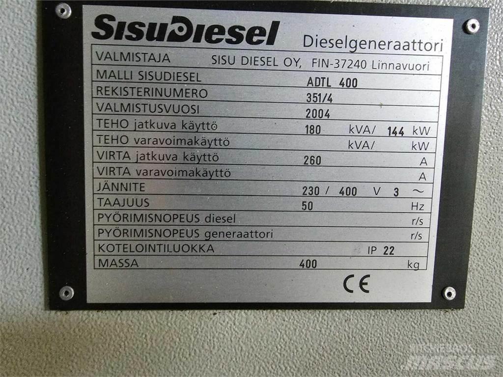  Strömberg 180kVA Ostatné generátory