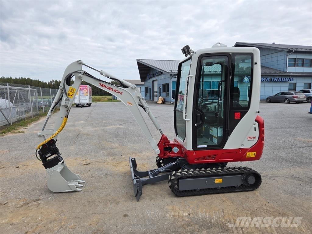 Takeuchi TB216 Mini rýpadlá < 7t