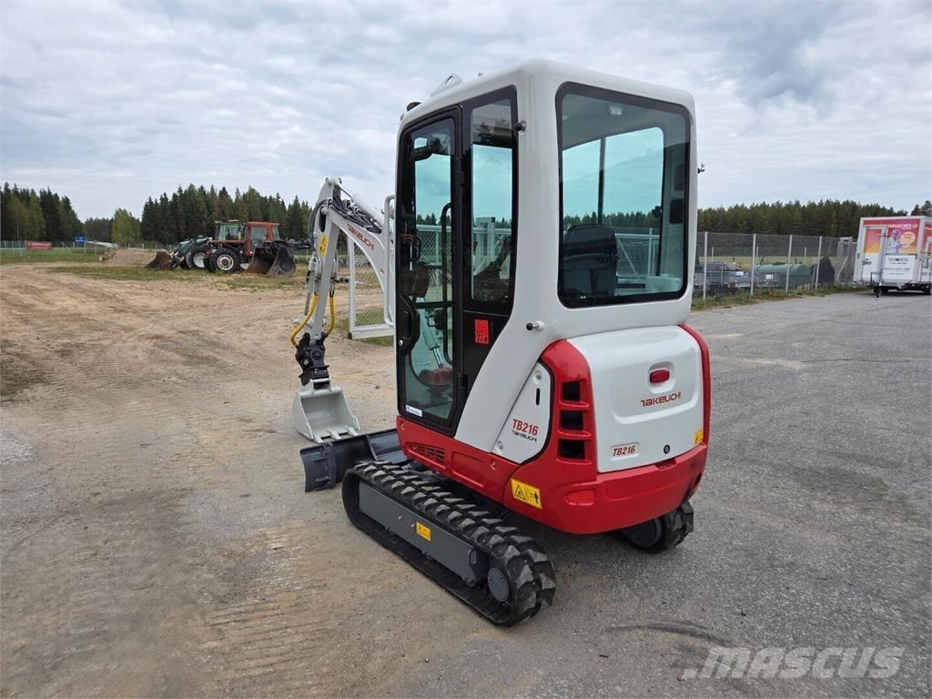Takeuchi TB216 Mini rýpadlá < 7t