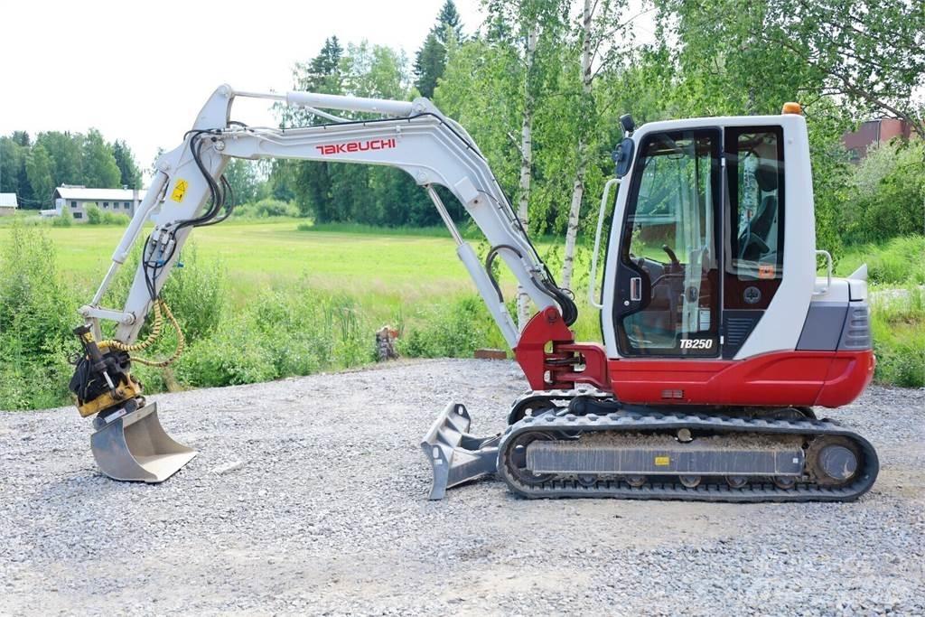 Takeuchi TB250 Mini rýpadlá < 7t