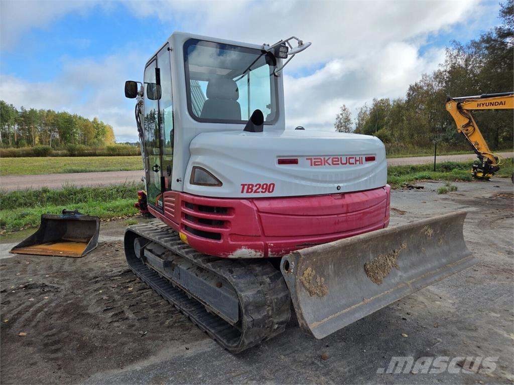 Takeuchi TB290 Midi rýpadlá 7 t - 12 t