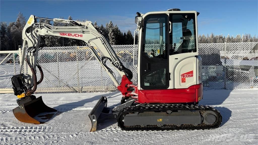 Takeuchi TB335R Mini rýpadlá < 7t