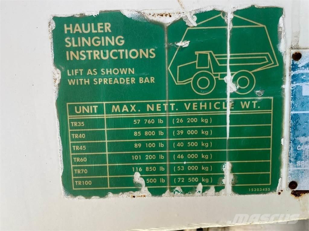 Terex TR 45 Kĺbové nákladné autá