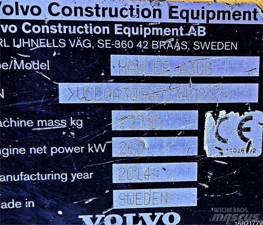 Volvo A30G Kĺbové nákladné autá