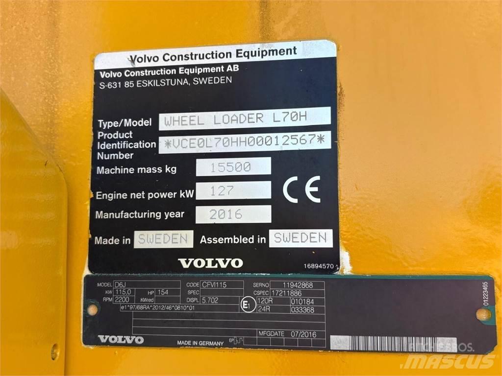 Volvo L 70 H Kolesové nakladače