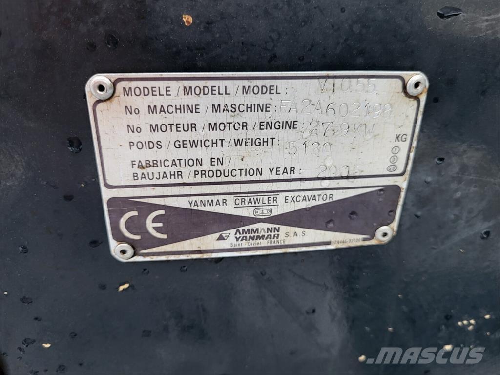 Yanmar VIO 55 Mini rýpadlá < 7t