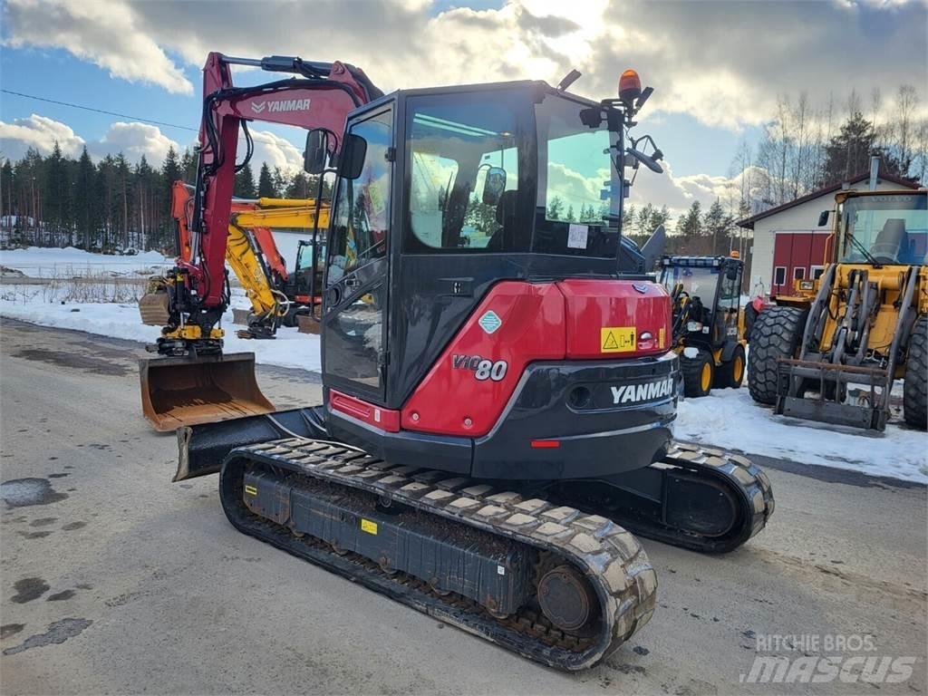 Yanmar Vio 80 Midi rýpadlá 7 t - 12 t