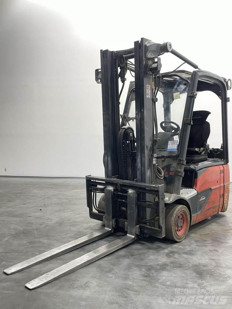 Linde E16-02-386 Akumulátorové vozíky