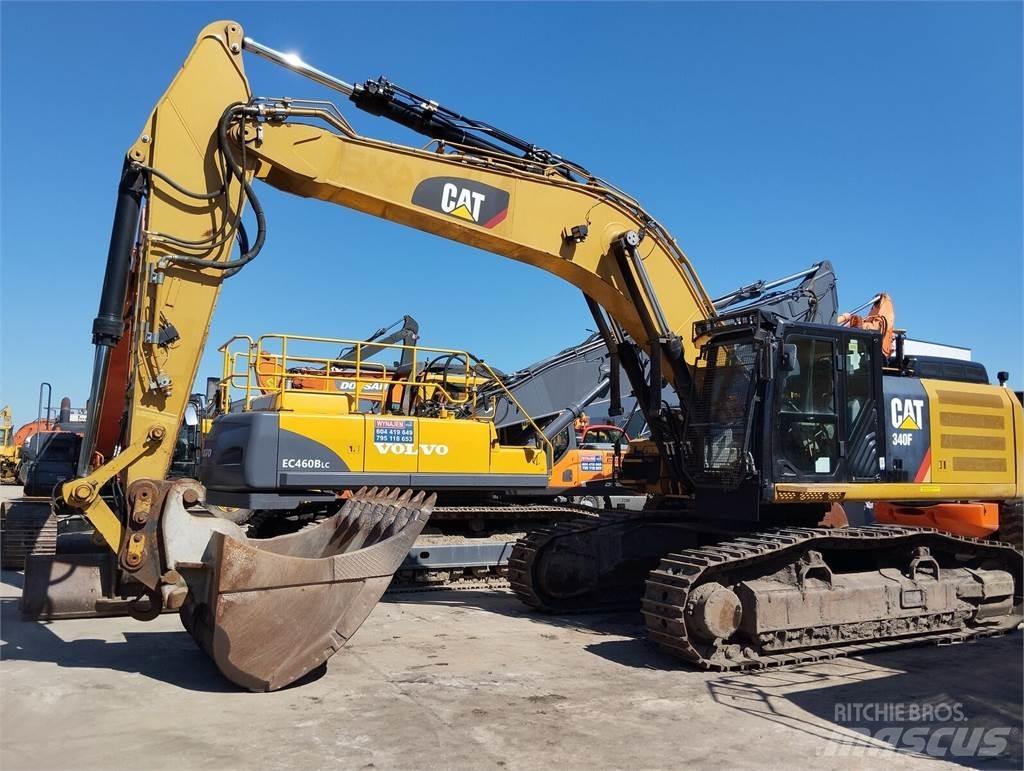 CAT 340F Pásové rýpadlá