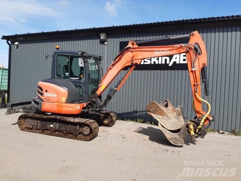 Kubota KX 057 Pásové rýpadlá
