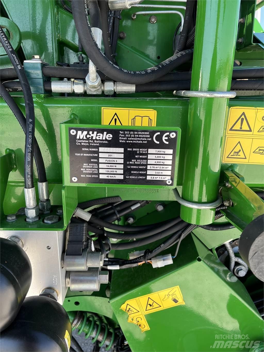 McHale Fusion 3 Lisy na okrúhle balíky