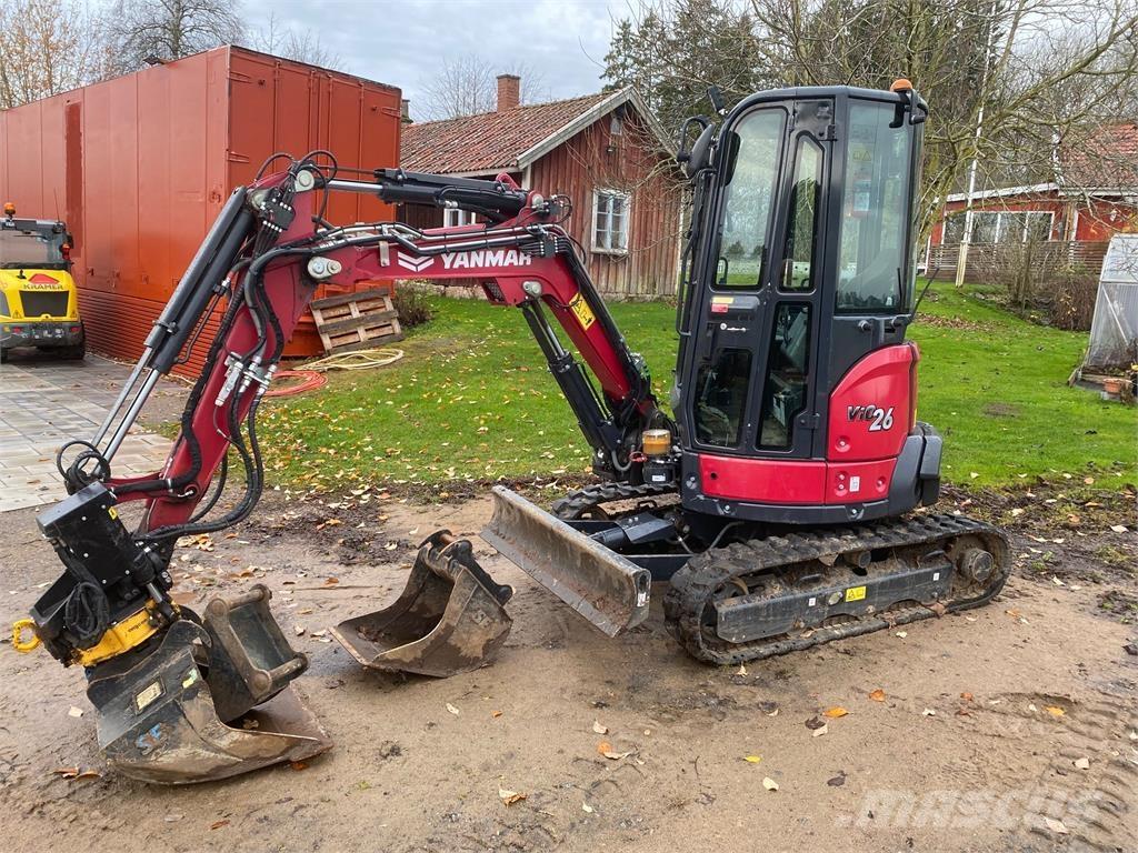 Yanmar VIO26 GRÄVARE Kolesové nakladače