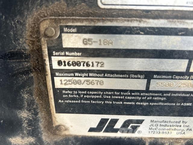 JLG G5-18 A Teleskopické manipulátory