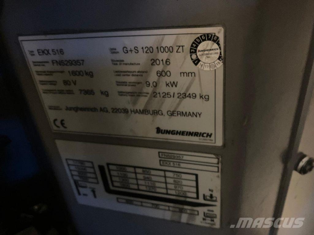 Jungheinrich EKX 516 Vysokozdvižný vozík