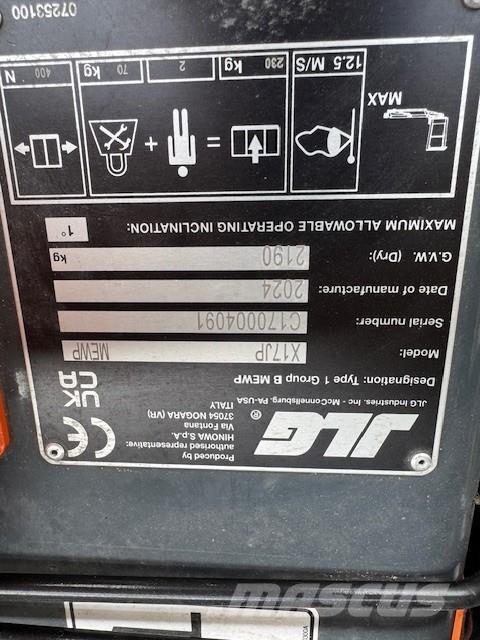 JLG X17JP Spider Kompaktné samohybné kĺbové plošiny